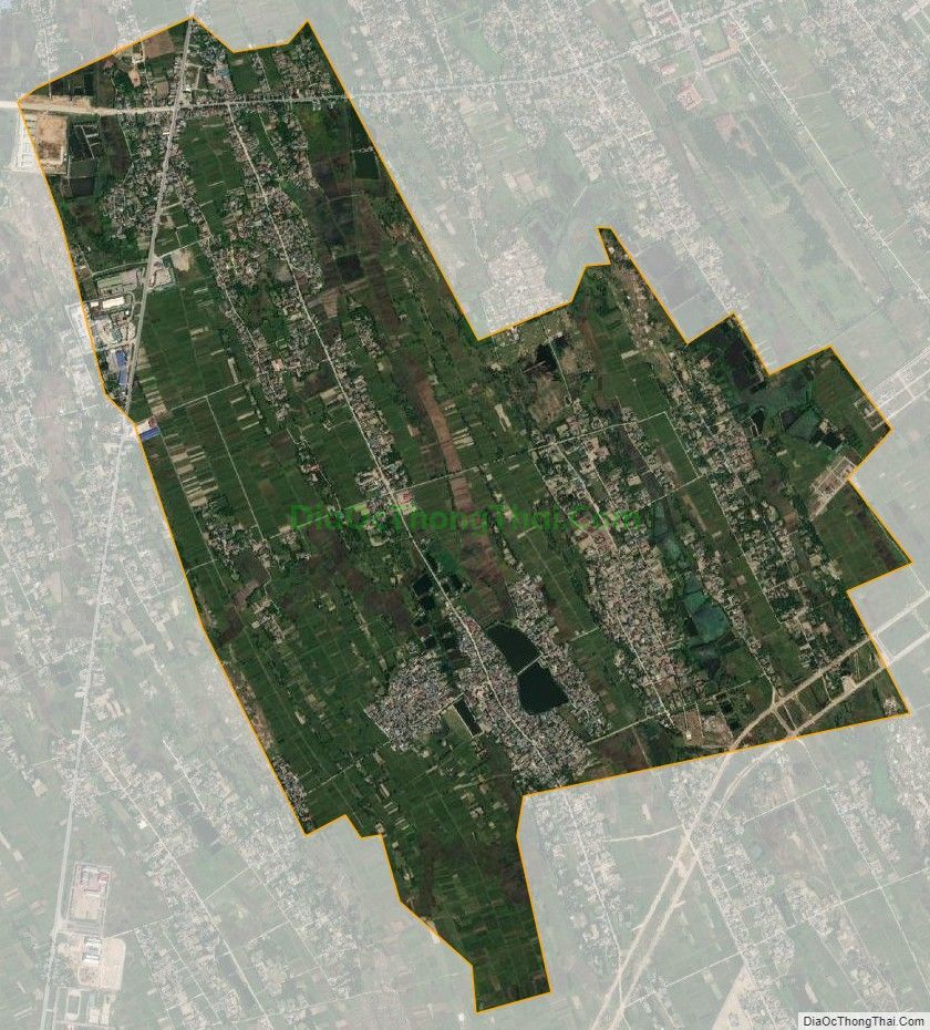 Bản đồ vệ tinh xã Nghi Thạch, huyện Nghi Lộc