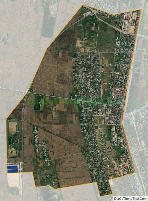 Bản đồ vệ tinh Thị trấn Quán Hành, huyện Nghi Lộc