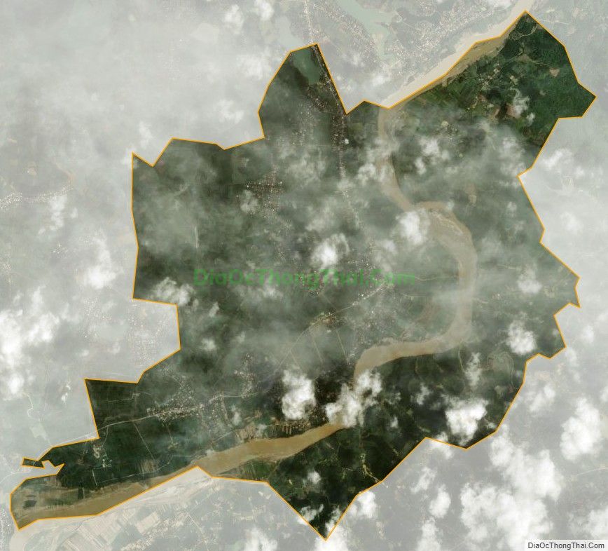 Bản đồ vệ tinh xã Nghĩa Khánh, huyện Nghĩa Đàn