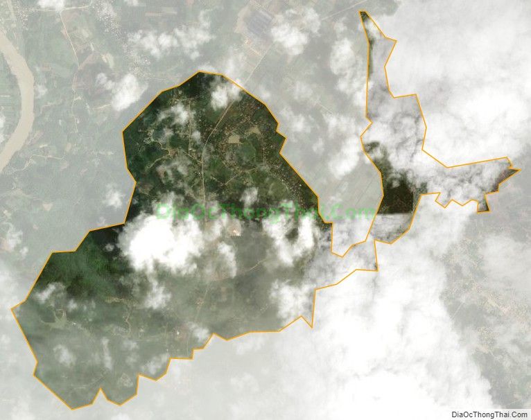 Bản đồ vệ tinh xã Nghĩa Long, huyện Nghĩa Đàn