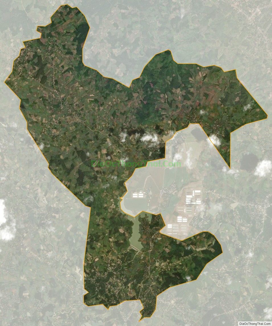 Bản đồ vệ tinh xã Nghĩa Yên, huyện Nghĩa Đàn