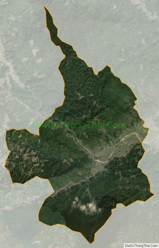 Bản đồ vệ tinh xã Châu Kim, huyện Quế Phong