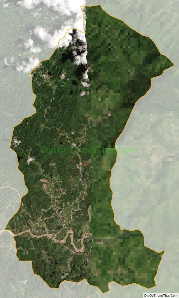 Bản đồ vệ tinh xã Châu Hội, huyện Quỳ Châu