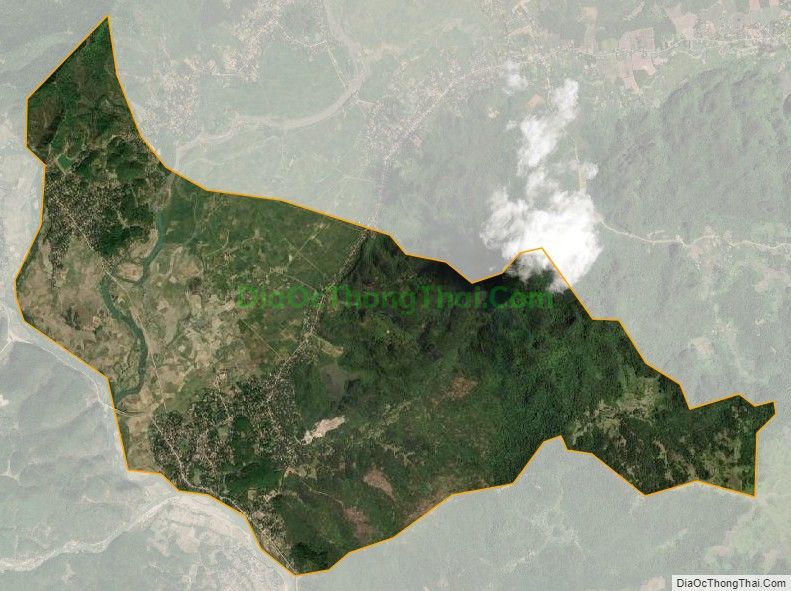 Bản đồ vệ tinh xã Châu Tiến, huyện Quỳ Châu