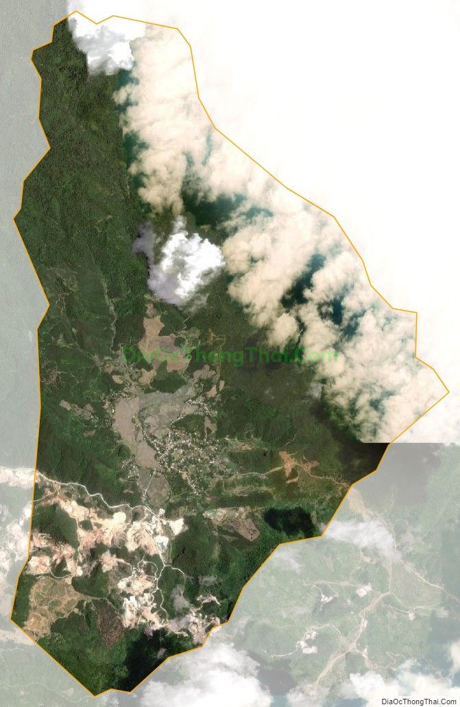 Bản đồ vệ tinh xã Châu Tiến, huyện Quỳ Hợp