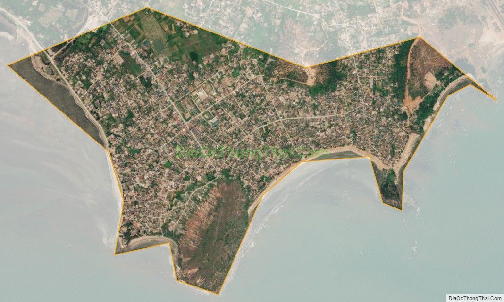 Bản đồ vệ tinh xã Quỳnh Long, huyện Quỳnh Lưu