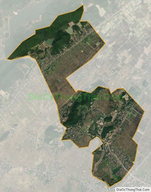 Bản đồ vệ tinh xã Quỳnh Mỹ, huyện Quỳnh Lưu