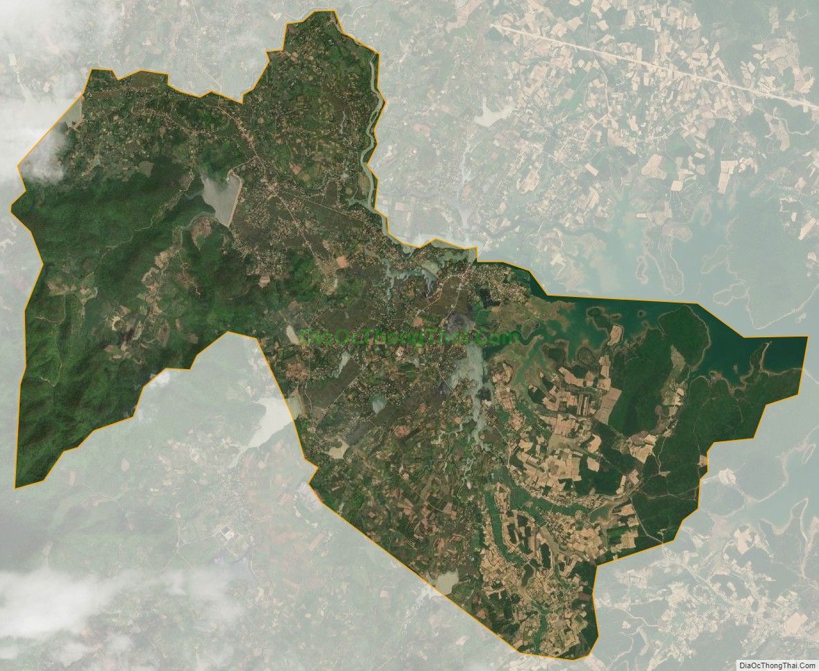 Bản đồ vệ tinh xã Quỳnh Thắng, huyện Quỳnh Lưu