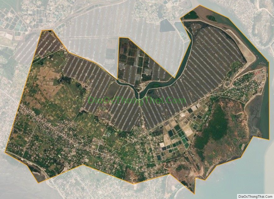 Bản đồ vệ tinh xã Quỳnh Thuận, huyện Quỳnh Lưu