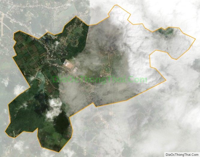 Bản đồ vệ tinh xã Nghĩa Mỹ, thị xã Thái Hòa