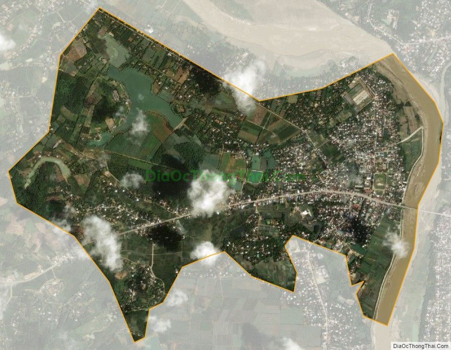 Bản đồ vệ tinh phường Quang Tiến, thị xã Thái Hòa