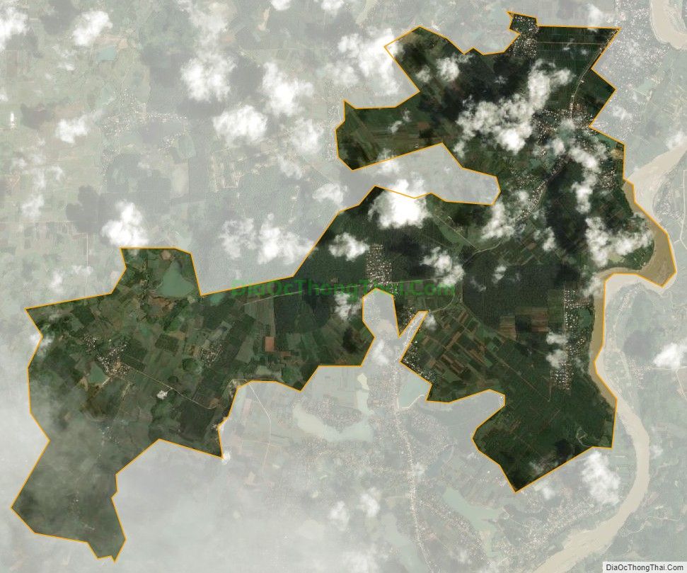 Bản đồ vệ tinh xã Tây Hiếu, thị xã Thái Hòa