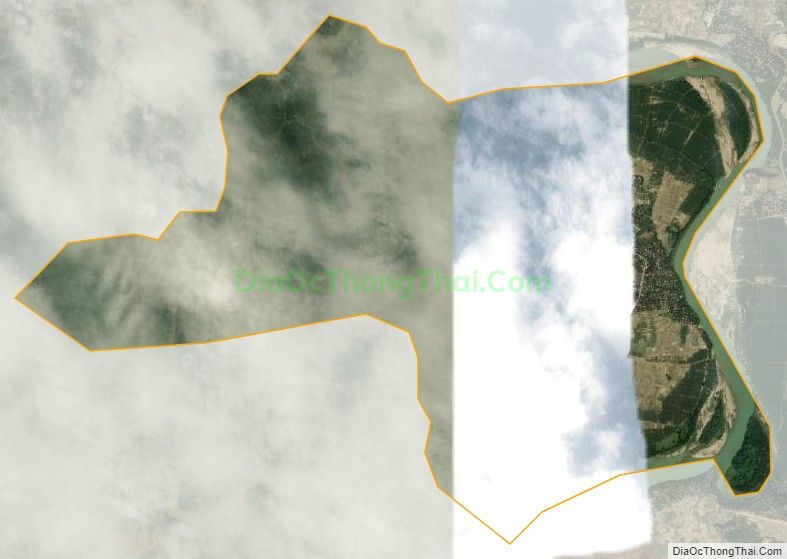 Bản đồ vệ tinh xã Cát Văn, huyện Thanh Chương