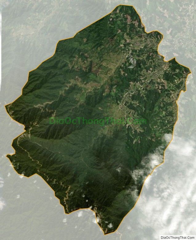 Bản đồ vệ tinh xã Ngọc Lâm, huyện Thanh Chương