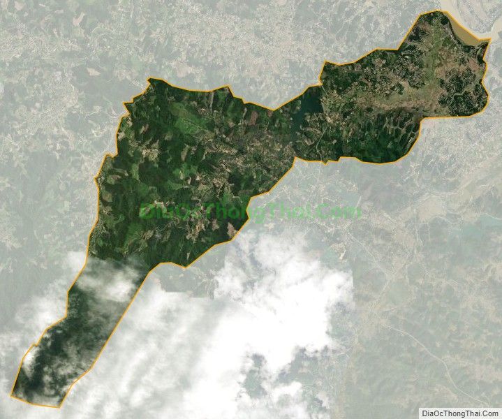 Bản đồ vệ tinh xã Thanh An, huyện Thanh Chương