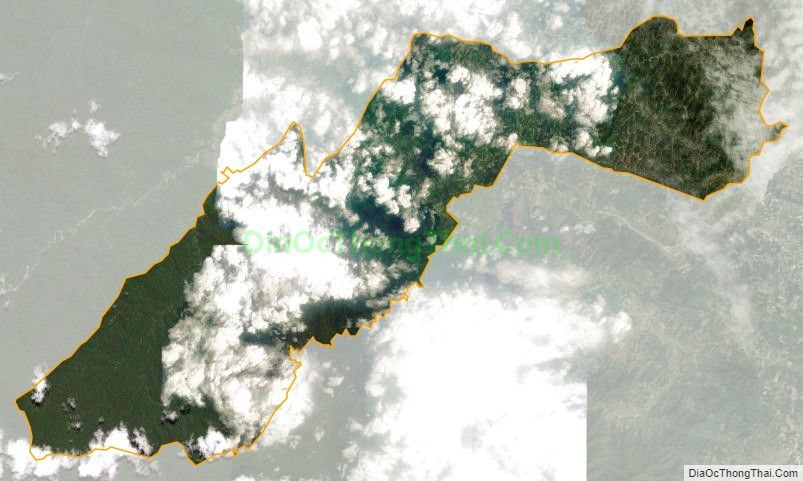 Bản đồ vệ tinh xã Thanh Đức, huyện Thanh Chương
