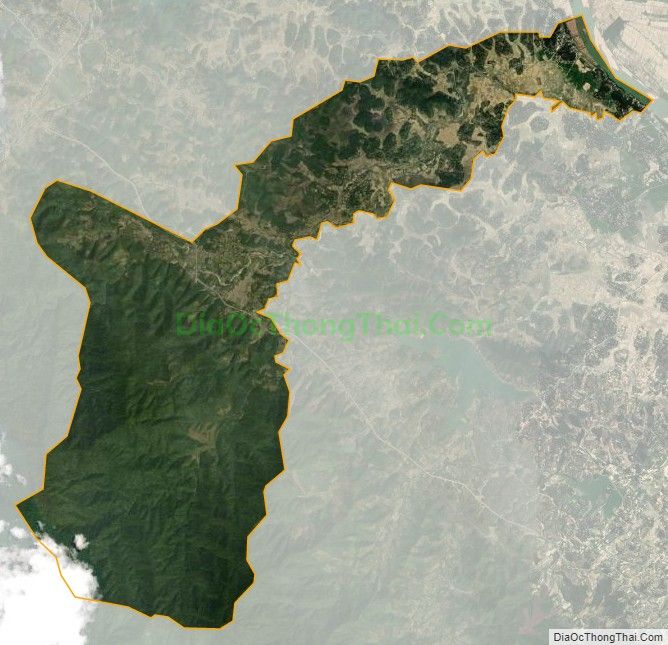 Bản đồ vệ tinh xã Thanh Hà, huyện Thanh Chương