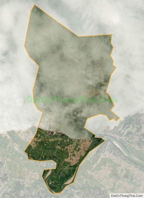 Bản đồ vệ tinh xã Thanh Hòa, huyện Thanh Chương