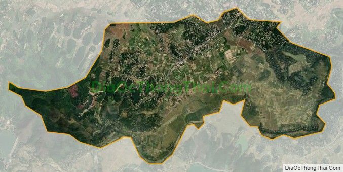 Bản đồ vệ tinh xã Thanh Khê, huyện Thanh Chương