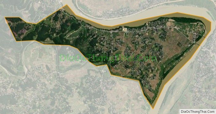 Bản đồ vệ tinh xã Thanh Lĩnh, huyện Thanh Chương