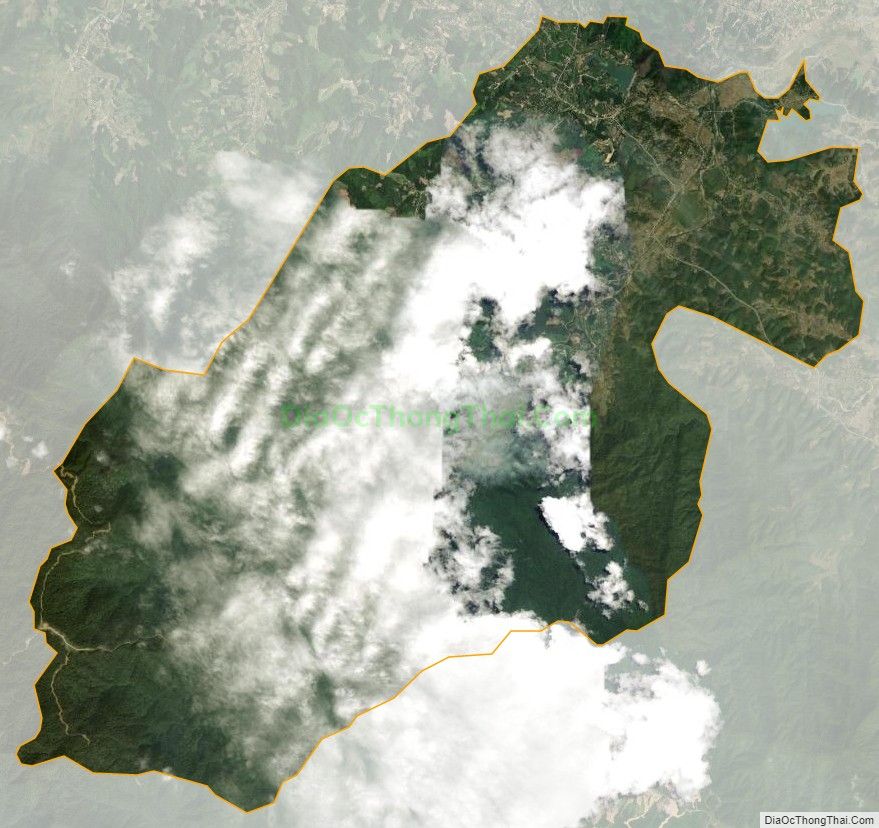 Bản đồ vệ tinh xã Thanh Thủy, huyện Thanh Chương