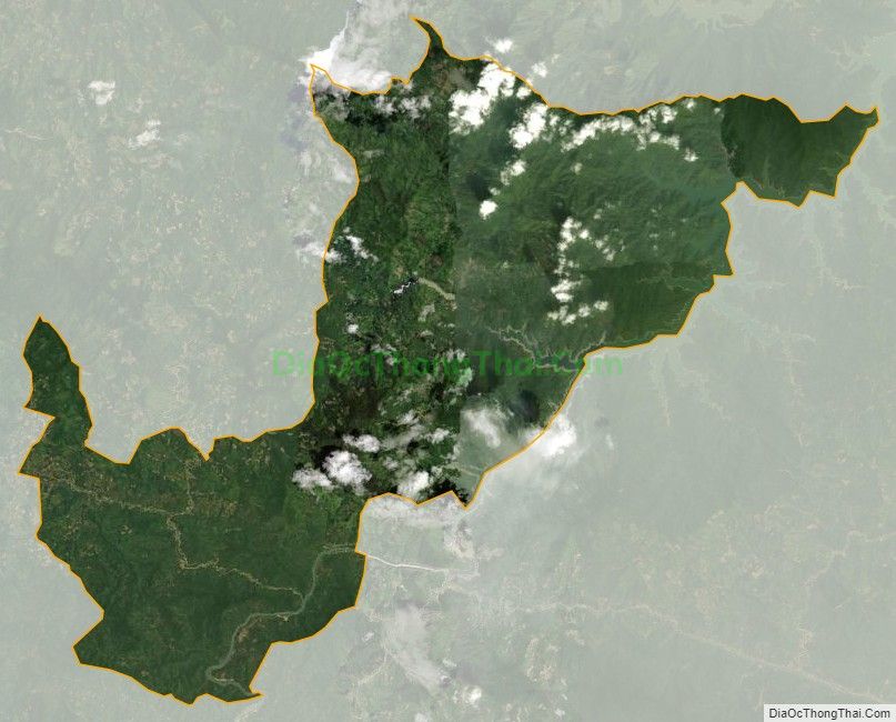 Bản đồ vệ tinh xã Lượng Minh, huyện Tương Dương