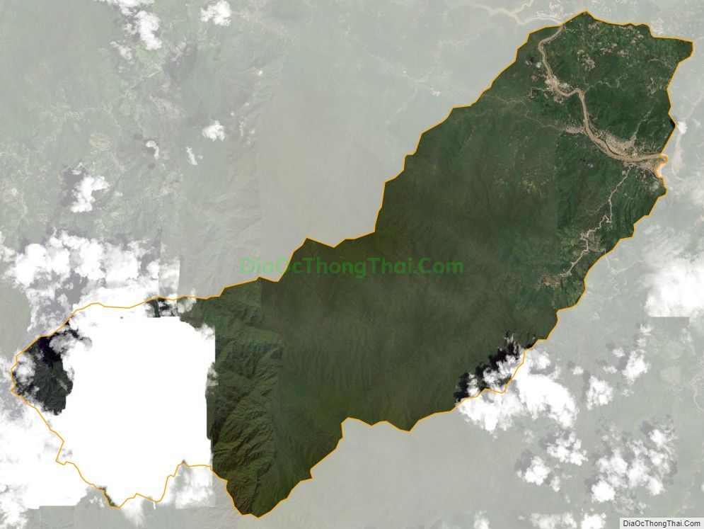 Bản đồ vệ tinh xã Tam Quang, huyện Tương Dương