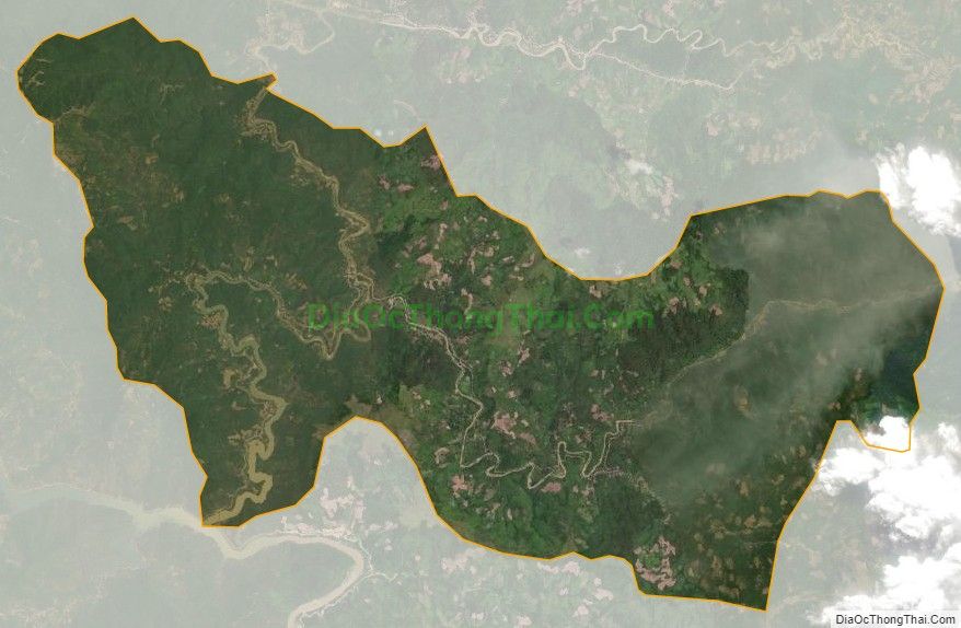 Bản đồ vệ tinh xã Yên Thắng, huyện Tương Dương