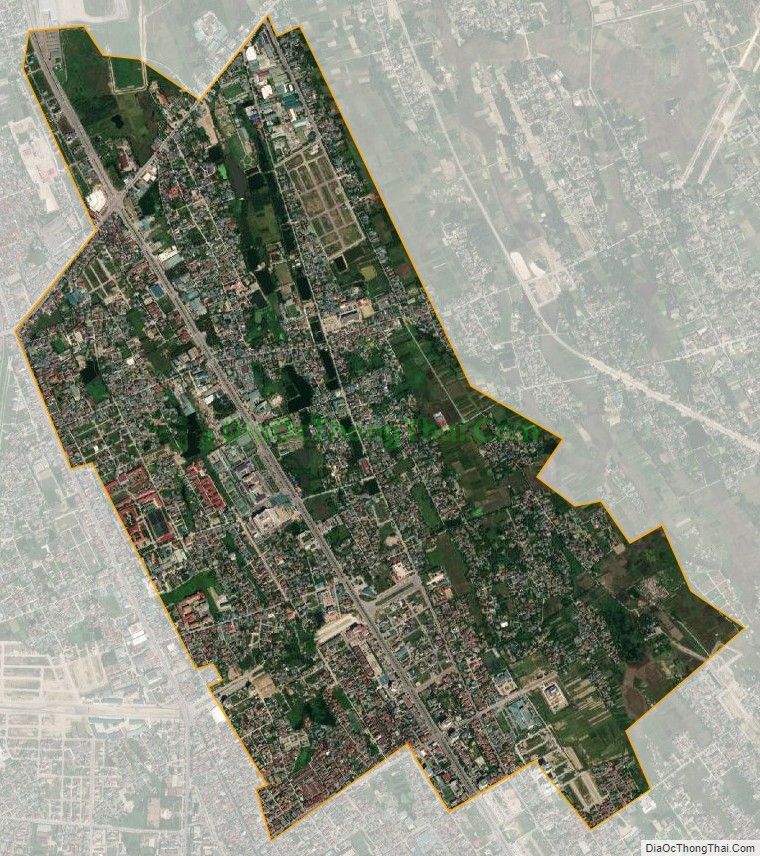 Bản đồ vệ tinh xã Nghi Phú, thành phố Vinh