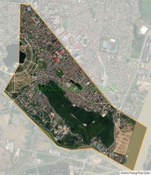 Bản đồ vệ tinh phường Trung Đô, thành phố Vinh