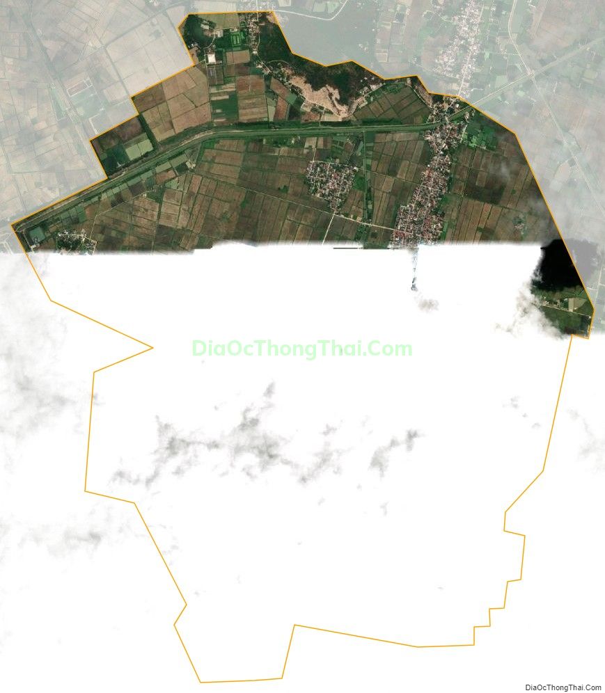 Bản đồ vệ tinh xã Đô Thành, huyện Yên Thành