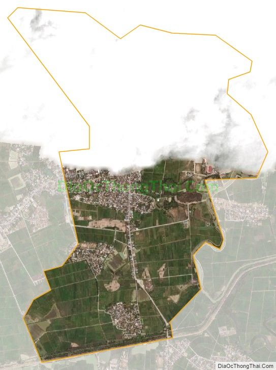 Bản đồ vệ tinh xã Hợp Thành, huyện Yên Thành