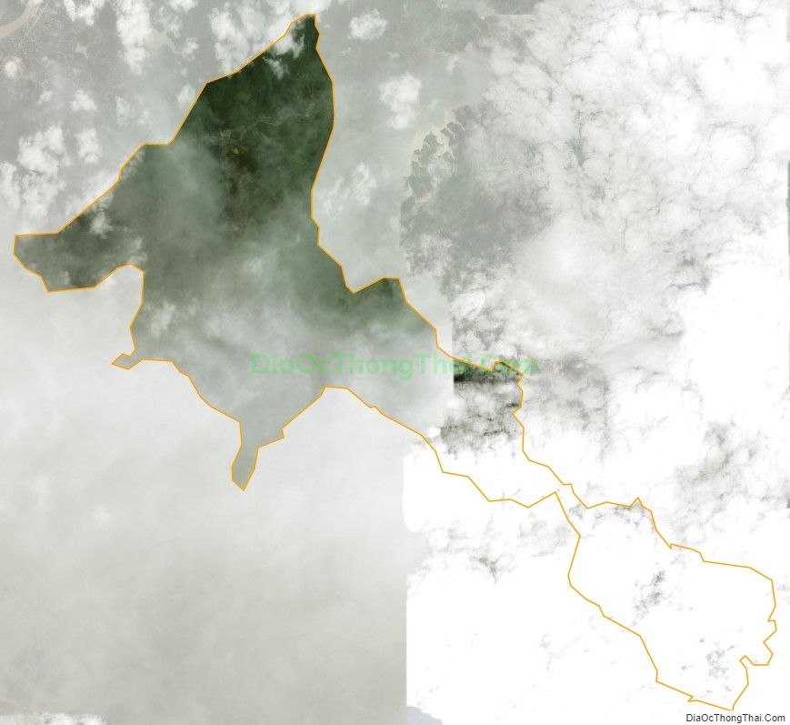 Bản đồ vệ tinh xã Lăng Thành, huyện Yên Thành