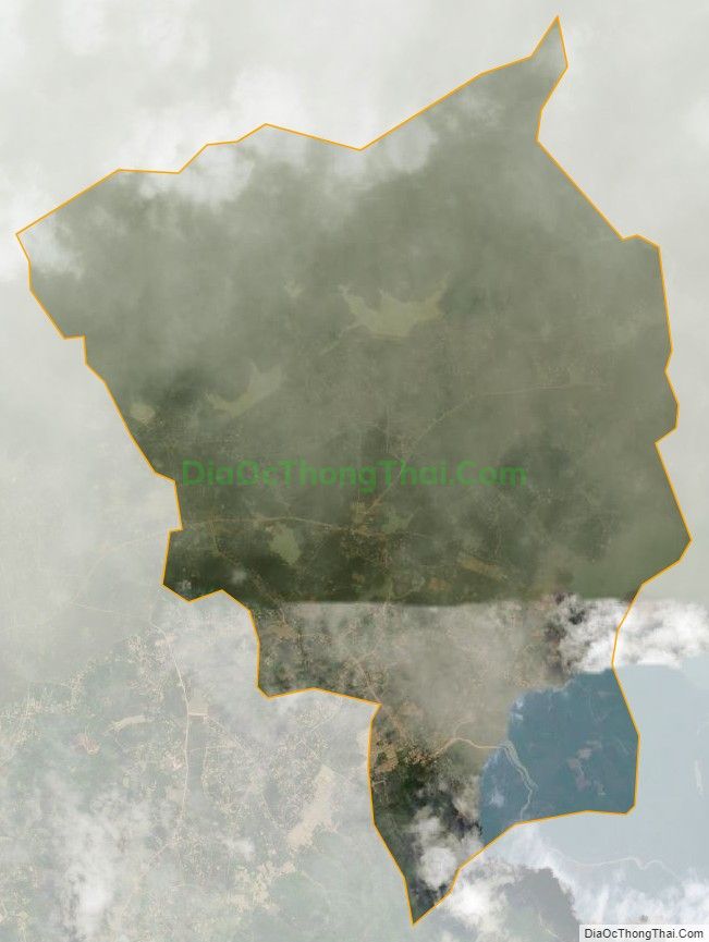 Bản đồ vệ tinh xã Quang Thành, huyện Yên Thành