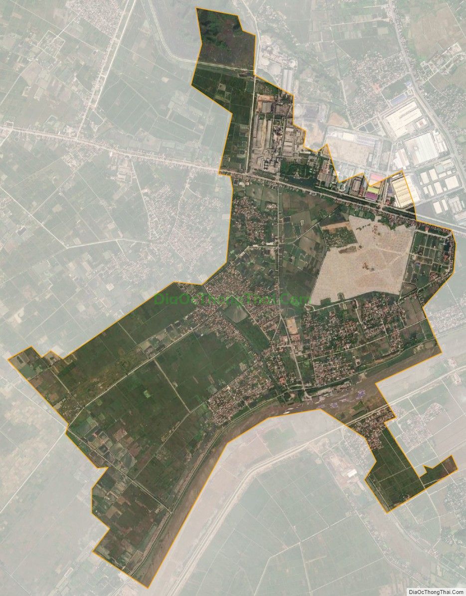 Bản đồ vệ tinh xã Gia Tân, huyện Gia Viễn
