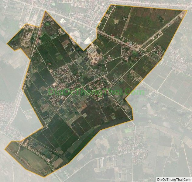Bản đồ vệ tinh xã Gia Vượng, huyện Gia Viễn
