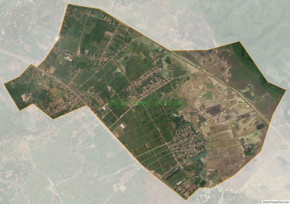 Bản đồ vệ tinh xã Sơn Hà, huyện Nho Quan