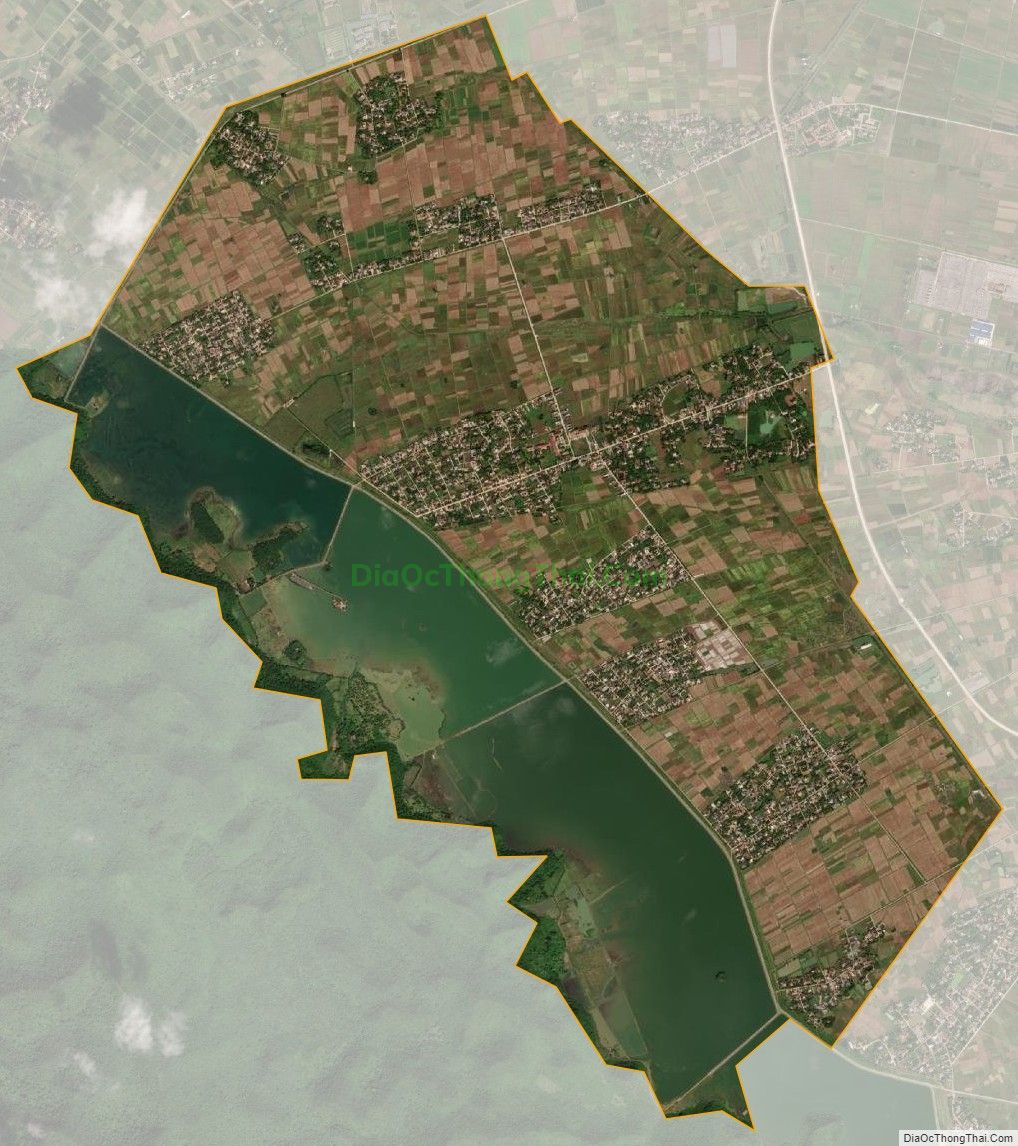 Bản đồ vệ tinh xã Yên Quang, huyện Nho Quan