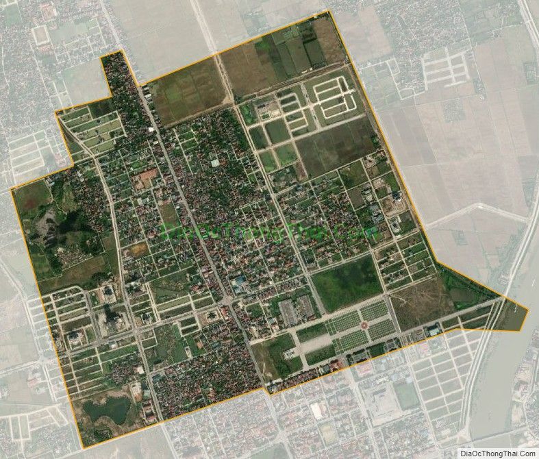 Bản đồ vệ tinh phường Ninh Khánh, thành phố Ninh Bình