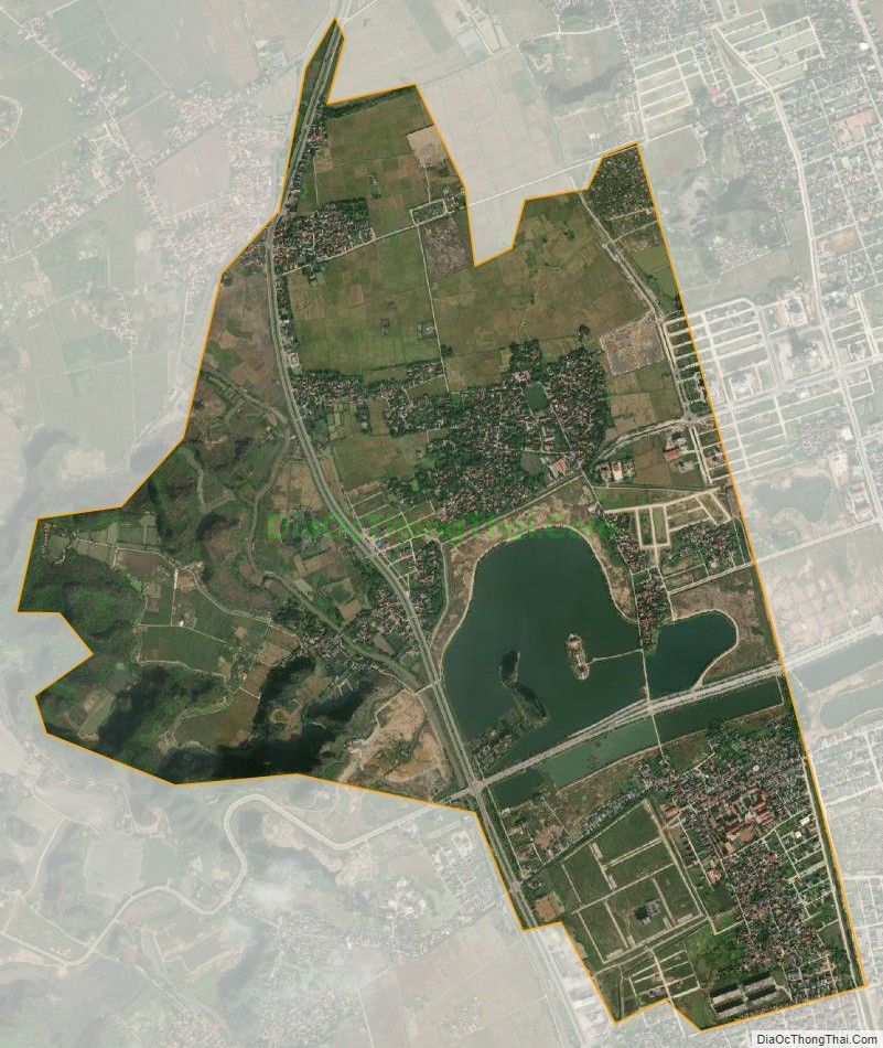 Bản đồ vệ tinh xã Ninh Nhất, thành phố Ninh Bình