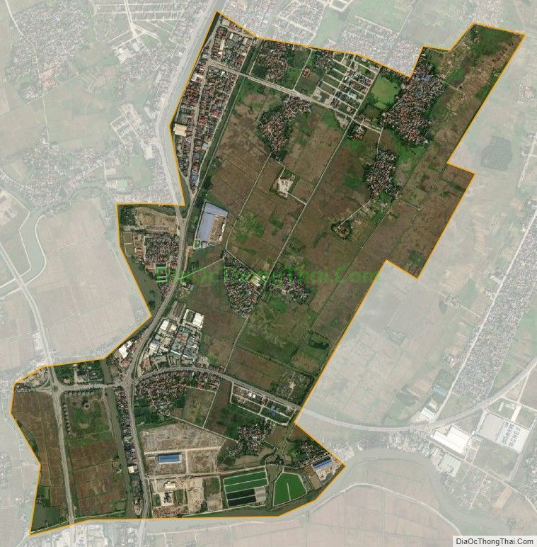 Bản đồ vệ tinh phường Ninh Phong, thành phố Ninh Bình