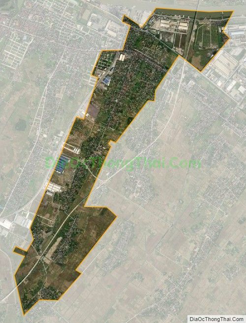 Bản đồ vệ tinh xã Ninh Phúc, thành phố Ninh Bình