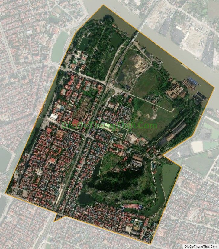 Bản đồ vệ tinh phường Thanh Bình, thành phố Ninh Bình