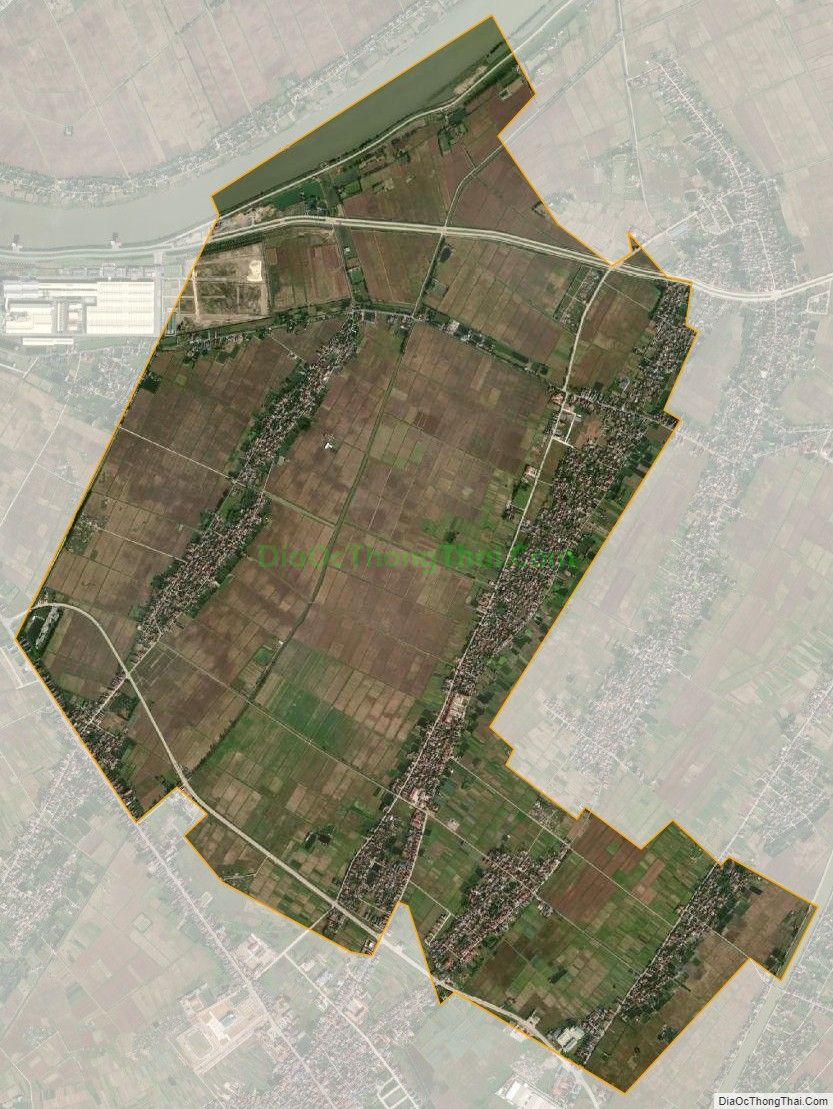 Bản đồ vệ tinh xã Khánh Hải, huyện Yên Khánh