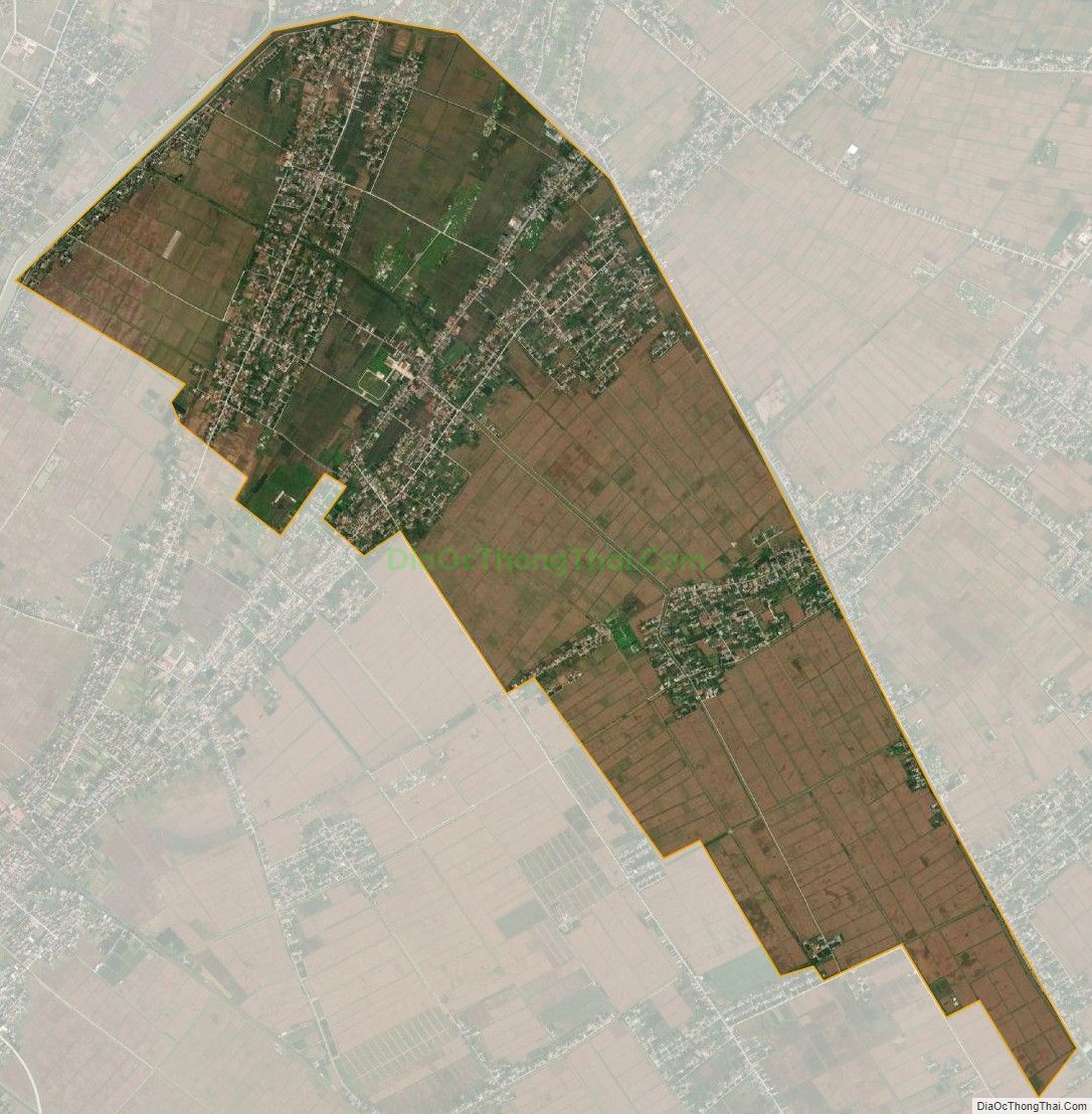 Bản đồ vệ tinh xã Khánh Mậu, huyện Yên Khánh