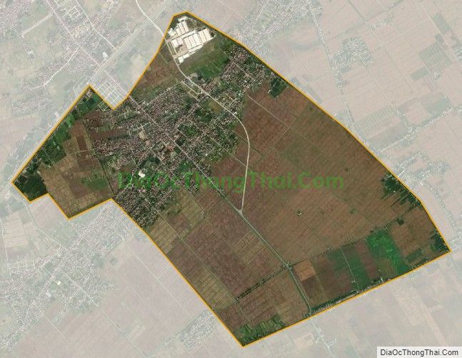 Bản đồ vệ tinh xã Khánh Nhạc, huyện Yên Khánh