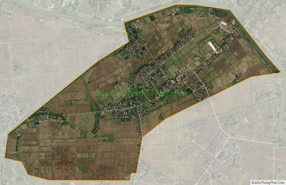 Bản đồ vệ tinh xã Khánh Dương, huyện Yên Mô