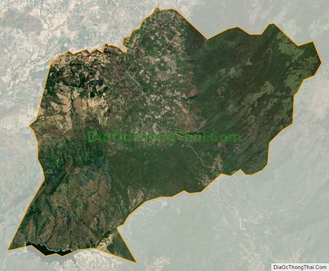 Bản đồ vệ tinh xã Phước Chính, huyện Bác Ái