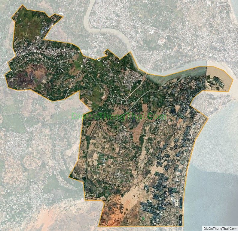 Bản đồ vệ tinh xã An Hải, huyện Ninh Phước