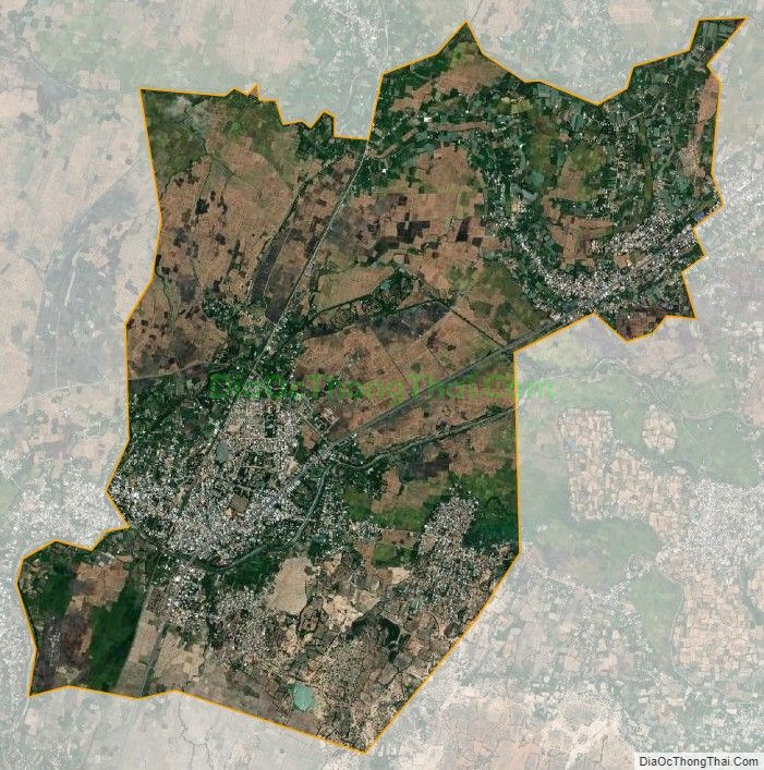 Bản đồ vệ tinh Thị trấn Phước Dân, huyện Ninh Phước